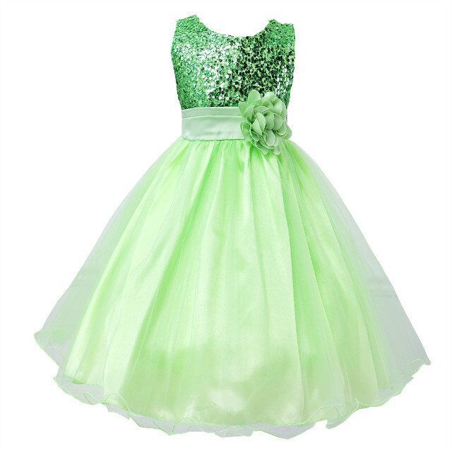 Baby Sequin Flower Girl Princess Dress