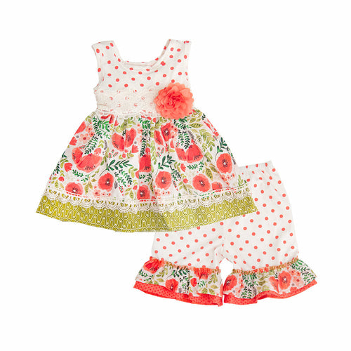 Poppy Garden Swing Set