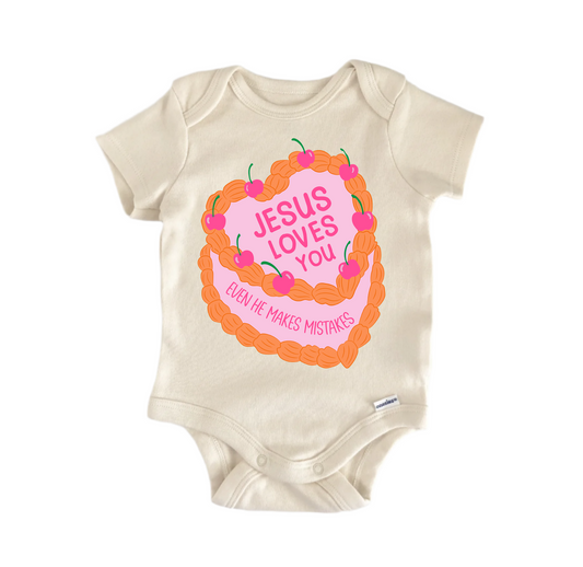 Loves You Jesus Religious God Christian -  Baby Boy Girl Clothes