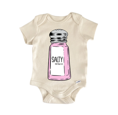 Salty Matthew Jesus Religious God Christian -  Baby Boy Girl Clothes