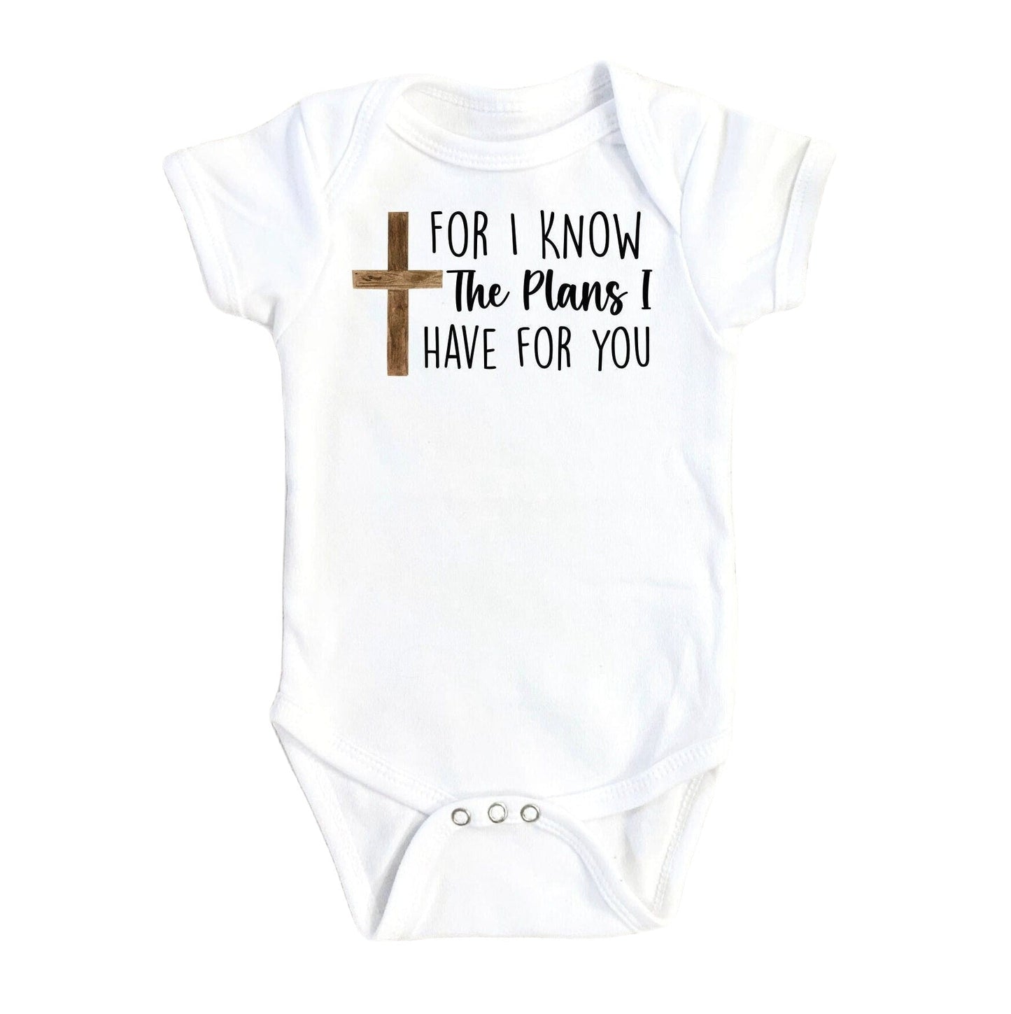 Religious Gods Plans - Baby Boy Girl Clothes Infant Bodysuit Funny