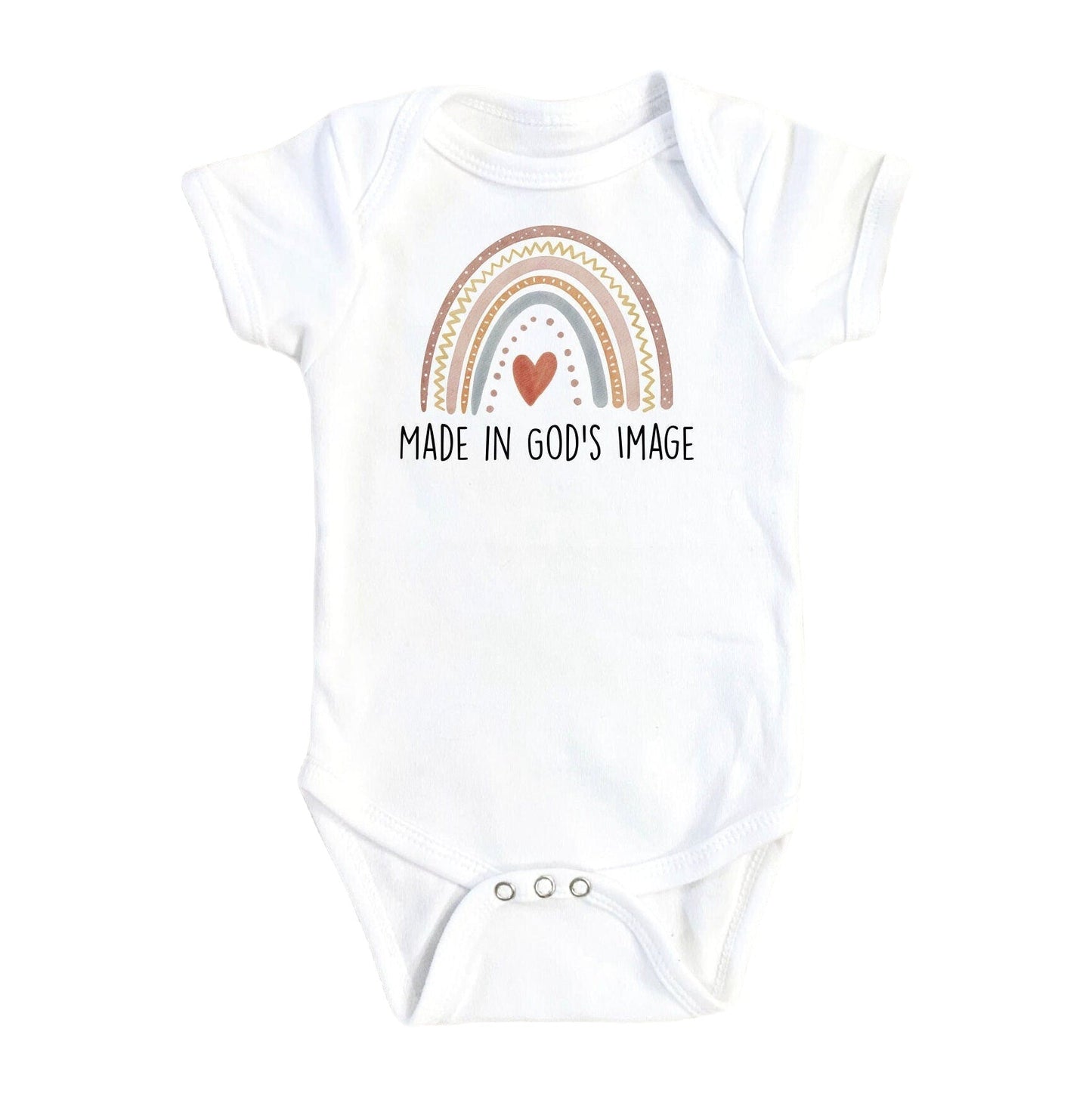 Religious God Image - Baby Boy Girl Clothes Infant Bodysuit Funny Cute