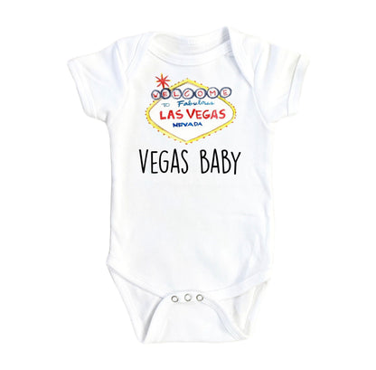 Las Vegas - Baby Boy Girl Clothes Infant Bodysuit Funny Cute Newborn
